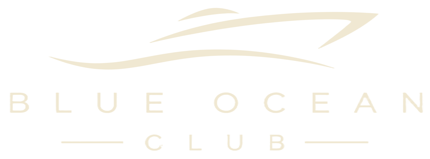 Blue Ocean Club logo — Light on Transparent